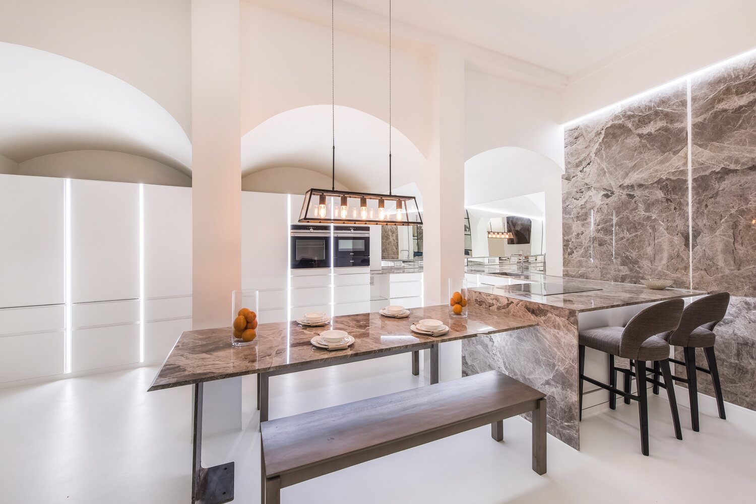 Kitchen interior at Earls Court